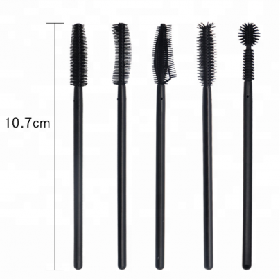 2018 New Arrival Good Shape Disposable Eyelash Separator Silicone Mascara Applicator Wand Eyelash Extension Makeup Mini Brush