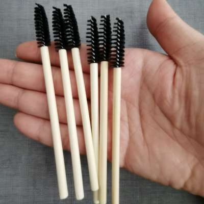 eco-friendly bamboo mascara wand new wood handle makeup brush eyelash extension tools