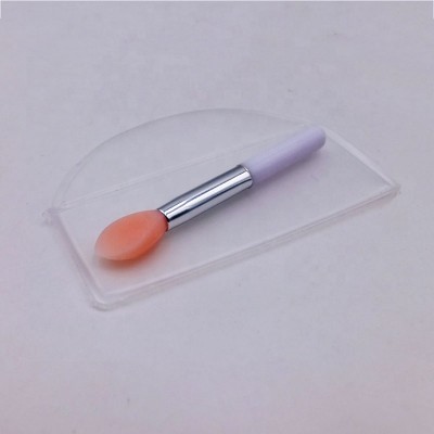 Portable Mini MakeupTool Small Silicone Tip Lip Brushes Lipstick Glossy Wands Balm Lip Gloss Applicator